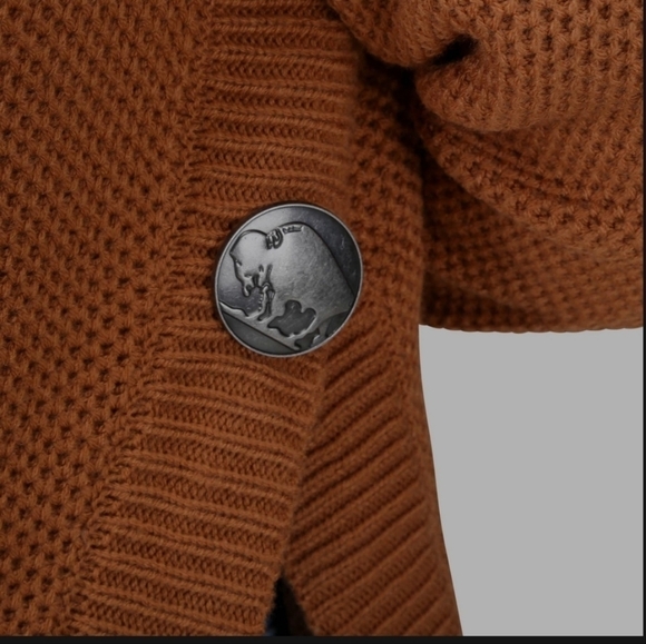 Cotton & Rye Outfitters -Women's Conch Tassle Sweater. Color: Caramel. S… - Picture 2 of 11